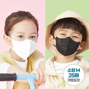 KF-AD 아이코코 프리미엄 소형 M 화이트 블랙 25매 개별포장