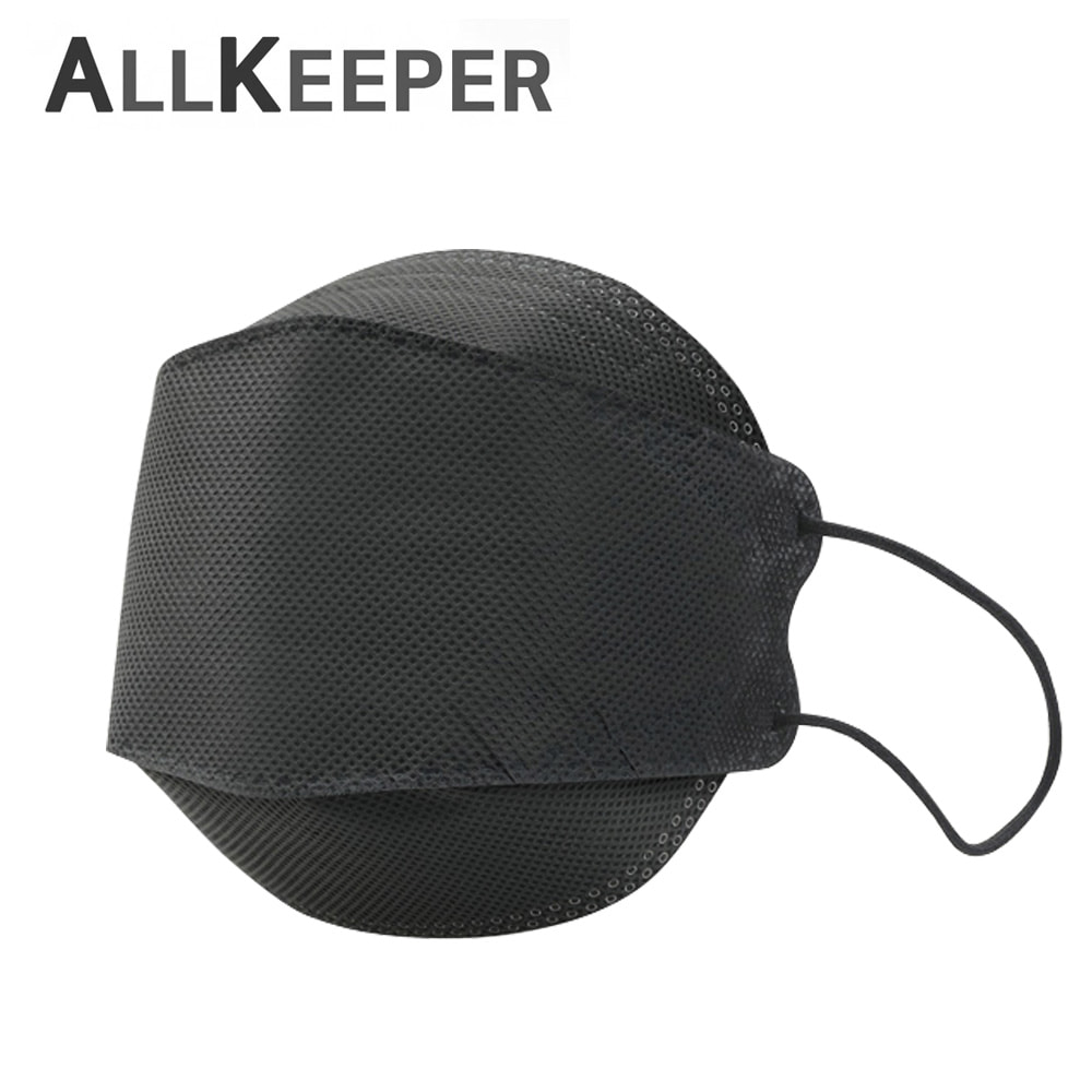 올키퍼 KF94 황사 방역 블랙 마스크 대형 의약외품 개별포장