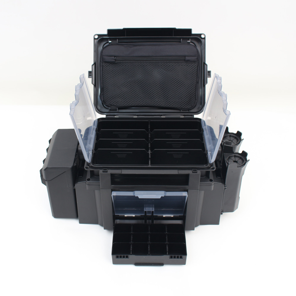싸파 미라클-X 하이브 태클박스 15L 블랙, 카키 선택형 낚시용품